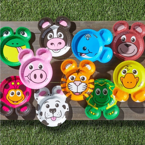 Hefty Zoo Pals Paper Plates 15 Count NEW - Picture 2 of 5